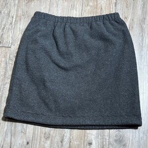 Denali Daisy Designs Alaska Mini Classic Grey Women's Polar Fleece Skirt Size L